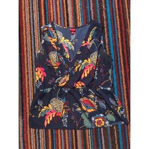 🌺Merona🌺 Floral baby doll blouse XXL